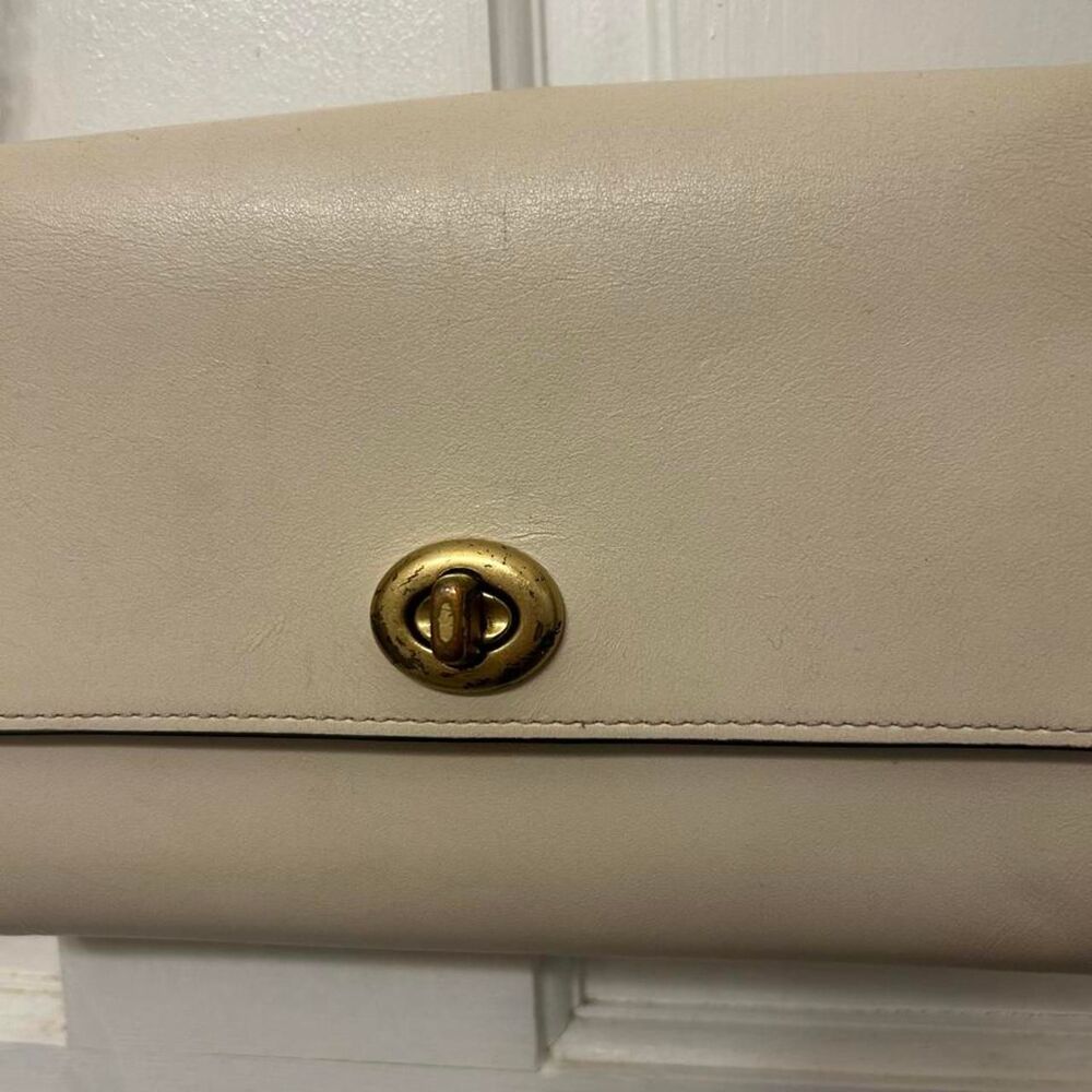 Coach Women's Cream Purse - Picture 3 of 6